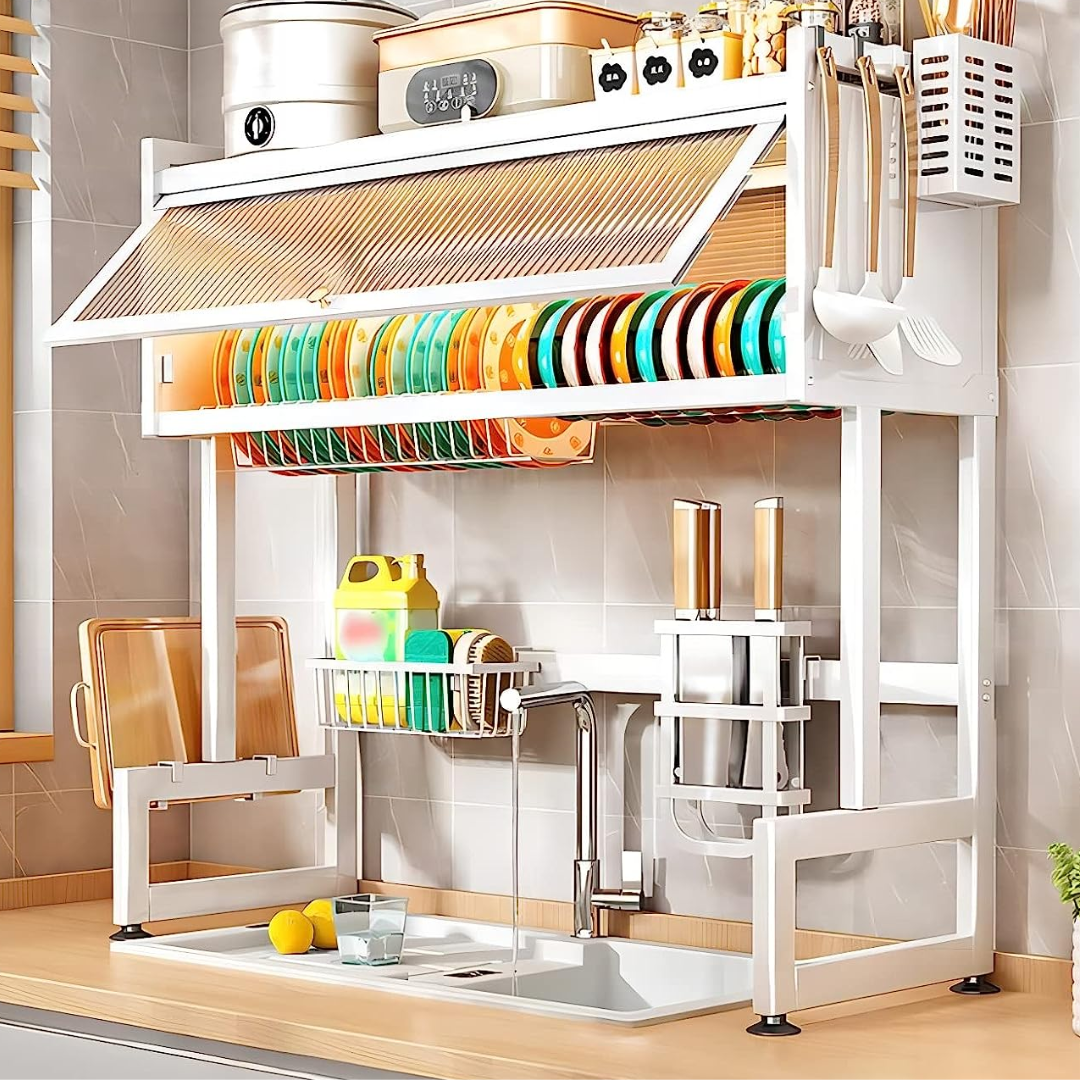 🔥49% OFF🔥 New Adjustable Dish Drainer on the sink💝