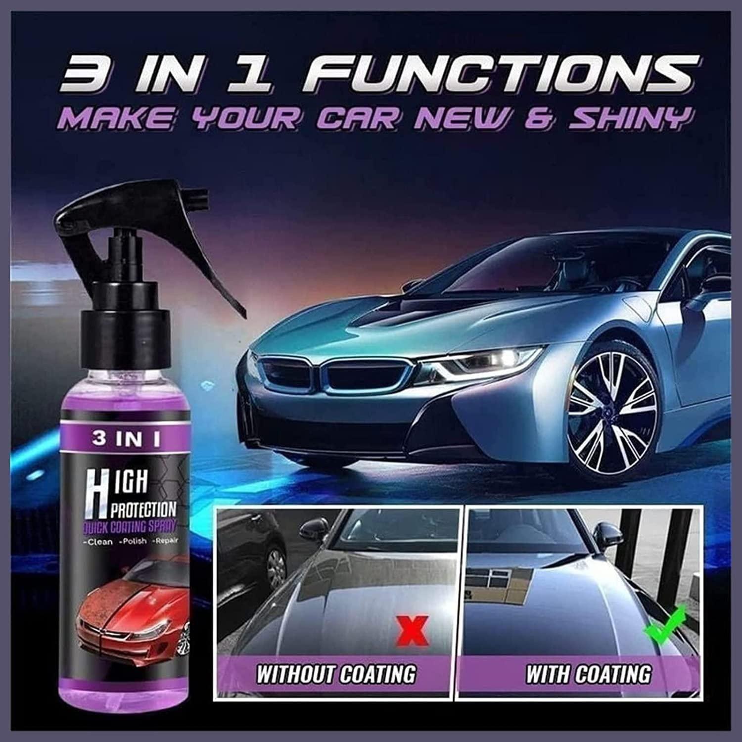 3 in 1 High Protection Ceramic Coating Spray - Emporium Shop