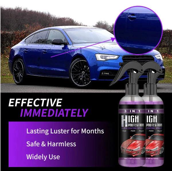 3 in 1 High Protection Ceramic Coating Spray - Emporium Shop