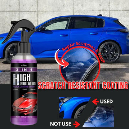 3 in 1 High Protection Ceramic Coating Spray - Emporium Shop