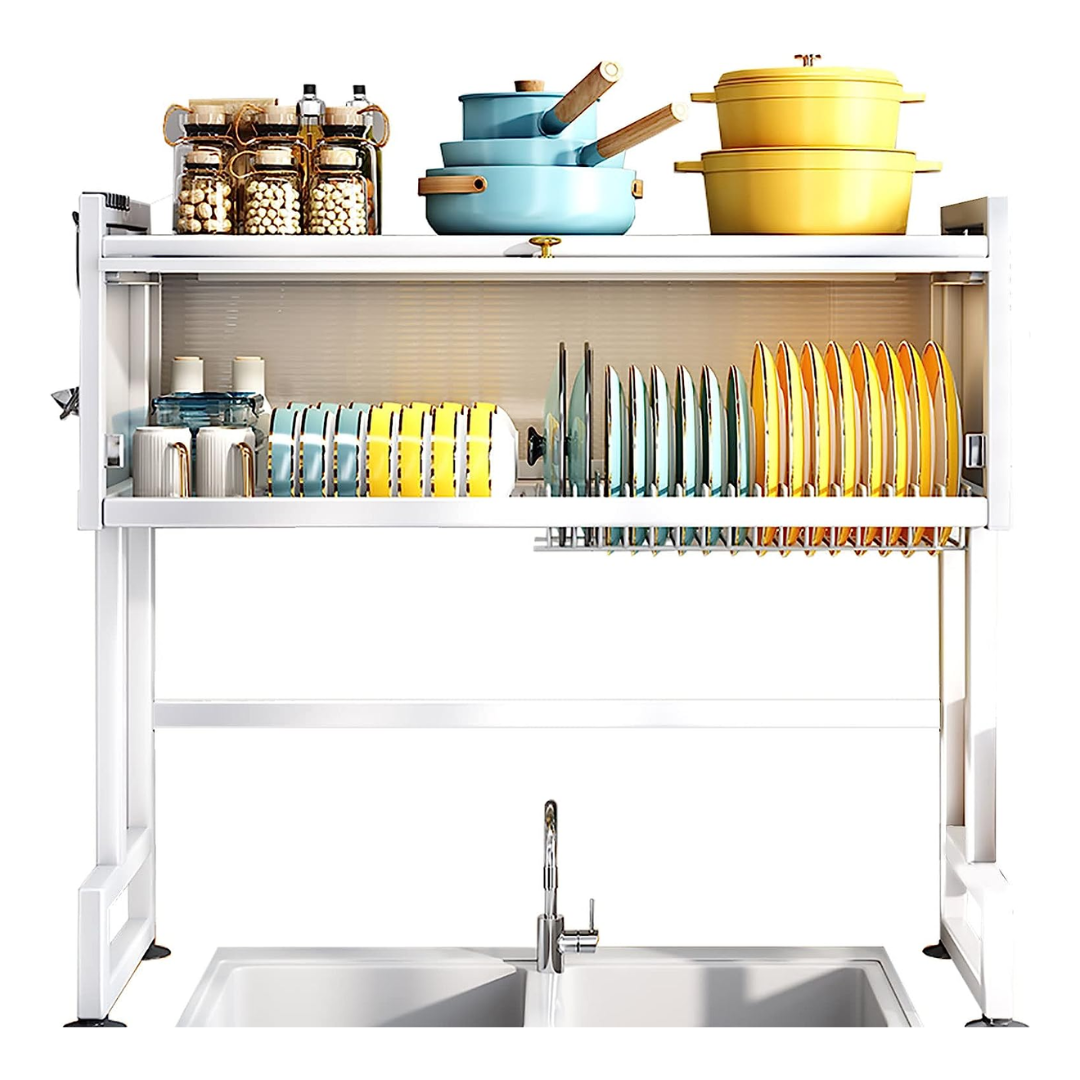 🔥49% OFF🔥 New Adjustable Dish Drainer on the sink💝