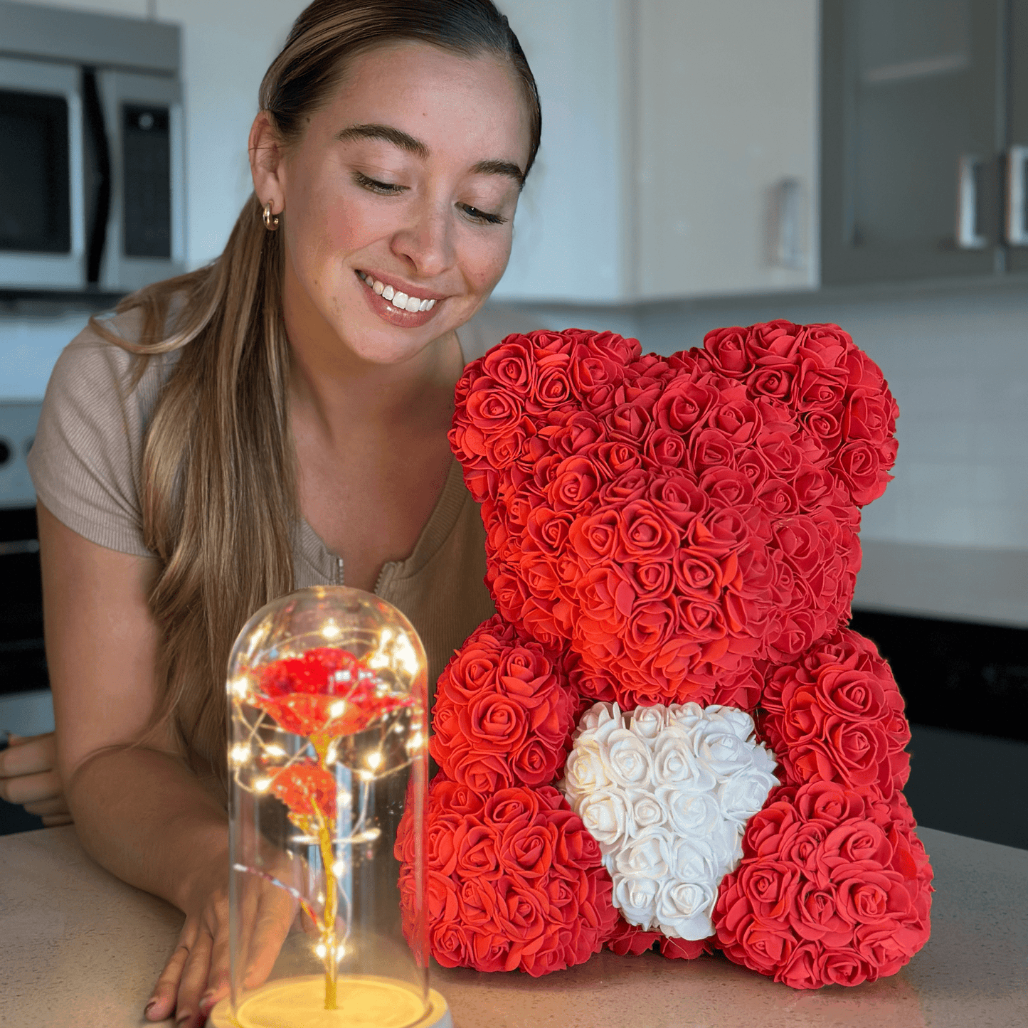 Love Heart Rose Bear™ - Emporium Shop